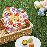 GODIVA 歌帝梵 春日花颜心形礼盒巧克力11颗装进口零食礼物