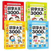 馨铂斯 全套4本 每本70页 阶梯进阶由简到难3000字 幼儿园到小学 识字3000（全套4本每本70页）