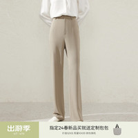 麦檬MM麦檬24春夏优雅时尚双排扣西装套装外套/长裤5F2111371 浅驼色下装5F2151081 160/84A/M