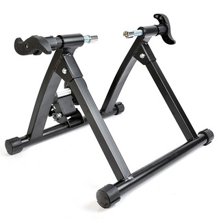 洛克兄弟（ROCKBROS） 洛克兄弟自行车骑行台 公路车山地自行车训练台 室内训练台 非线控款-黑色 便捷易折叠