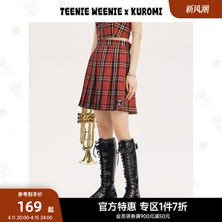 TEENIE WEENIE TeenieWeenie&sanrio联名酷洛米小熊奥莱JK裙子半身裙A字裙女春