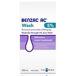 Benzac AC 5%温和控油去痘洁面液 200ml