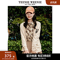 TEENIE WEENIE TeenieWeenie小熊奥莱宽松韩版美拉德风针织衫毛衣开衫外套女春装