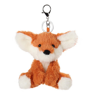 Apricot Lamb狐狸书包挂件公仔女生钥匙扣可爱玩偶毛绒包包小挂件小玩具 小狐狸钥匙扣 12cm
