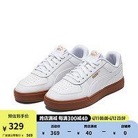 PUMA 彪马 Caven 中性运动板鞋 380810-14 白金色 37.5