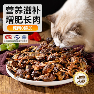 鹌鹑冻干猫零食猫咪零食营养补钙增肥发腮生骨肉磨牙宠物狗狗零食