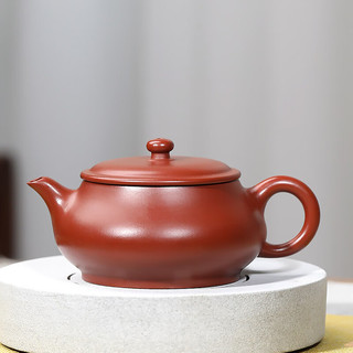 百年利永 宜兴紫砂壶纯全手工原矿朱泥明炉壶功夫茶具泡茶壶