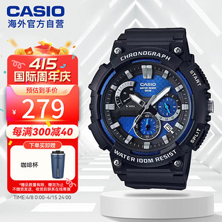 CASIO 卡西欧 Analogue指针系列 50毫米石英腕表 MCW-200H-2A