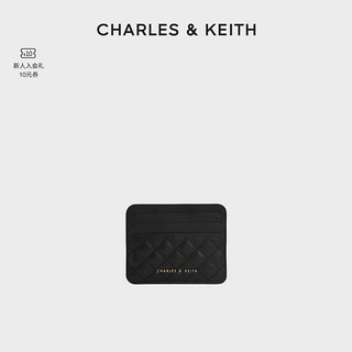 百亿补贴：CHARLES & KEITH CHARLES&KEITH23冬季新品CK6-50680926-1撞色绗缝菱格迷你卡包女