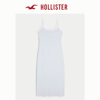 HOLLISTER24年春夏辣妹针织修身中长款吊带连衣裙女 358535-1 浅蓝色 L (165/100A)