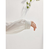 茵曼（INMAN）苎麻扎染粉色花吊带裙2024夏季女装显瘦长裙 象牙白-18424145 L