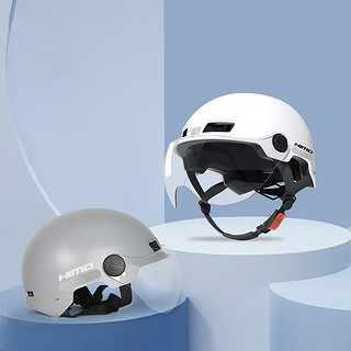 HIMO 新国标A类3C电动自行车摩托车头盔 E1 M/L(≈57-61cm) 中灰色