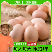 华北强 【9.9抢20枚】山西省鸡蛋大王 农家散养新鲜土鸡蛋