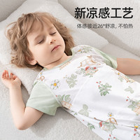 贝肽斯儿童睡衣夏季薄款纯棉宝宝男女童短袖家居服婴儿连体衣服 远航之旅 120cm