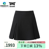 PXG 高尔夫服装女士夏季喇叭裙 23年新款韩国进口运动短裙 防走光 PHMCW561321 黑色 M