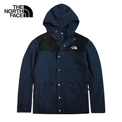 THE NORTH FACE 北面 冲锋衣男款女款2023秋季新款户外运动休闲上衣舒适防风夹克外套 8K2/蓝色