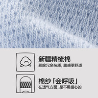 海澜之家（HLA）男网眼短袜新疆棉运动弹力吸汗抗菌船袜夏 黑/深灰/浅灰/白/浅蓝/浅绿9565 均码