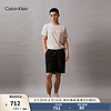卡尔文·克莱恩 Calvin Klein Jeans24春夏男经典绣标松紧腰莱赛尔混纺休闲短裤J325564 BEH-太空黑 S