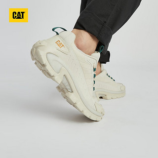 CAT卡特运动休闲鞋男女同款老爹鞋24春季舒适减震板鞋篮球鞋 米白 44