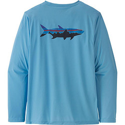 Patagonia 巴塔哥尼亚 Capilene Cool Daily Fish Graphic Long-Sleeve T-Shirt - Men's