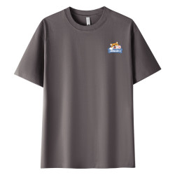 真维斯户外运动 短袖t恤男夏季男士打底衫百搭纯棉圆领上衣男装 小狗