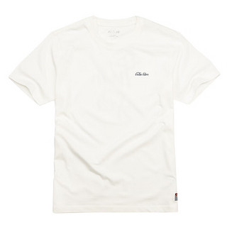 AKCLUB2024年夏季自由古巴系列印花短袖T恤男士老人与海主题2400226 米白 S