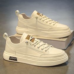 莫诗尼春夏季男鞋新款透气小白鞋子男款韩版潮流百搭运动鞋休闲板鞋潮