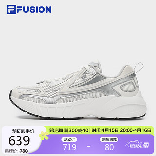 FILA 斐乐 FUSION斐乐潮牌男鞋CRED复古潮鞋2024夏跑步鞋休闲鞋