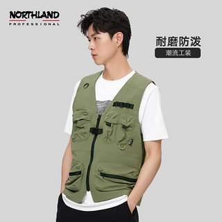 百亿补贴：NORTHLAND 诺诗兰 男式背心2022年春夏新款户外运动弹力耐磨工装风NVTCT5201S