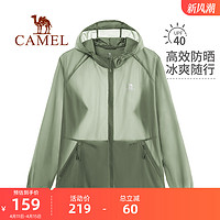 CAMEL 骆驼 户外防晒衣男女同款24年春夏季轻薄透气冰丝凉感