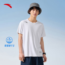 anta安踏速干t丨短袖t恤男子夏季运动体恤宽松跑步训练服健身上衣男