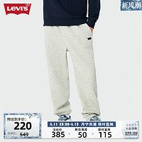 Levi's 李维斯 23新款男士抽绳加绒休闲裤百搭情侣款长裤