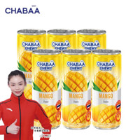 CHABAA 芭提娅 泰国原装进口   芒果汁 230ml*6听