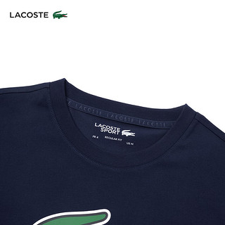 LACOSTE法国鳄鱼男装24年时尚简约短袖T恤TH7513 TR1/藏青色 6 /185