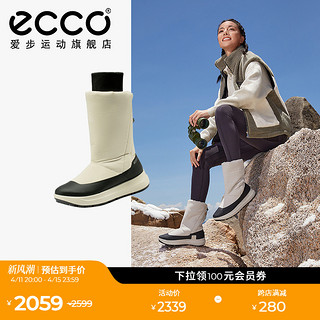 ecco 爱步 23新款雪地靴女 舒适耐磨保暖高帮靴子 赛冬420203