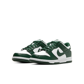 NIKENIKE耐克DUNK LOW(GS)儿童运动鞋女鞋复古板鞋CW1590-102 40 白绿