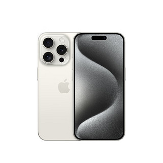 Apple 苹果 iPhone 15 Pro (A3104) 128GB 白色钛金属 支持移动联通电信5G 双卡双待手机#