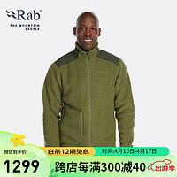 Rab 睿坡 Outpost男士加厚保暖P300抓绒衣 QFF-54 绿色 S