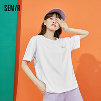 Semir 森马 女士圆领短袖T恤 10-9421100689