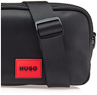 HUGO BOSS HUGO 小号斜挎包, 黑色喷雾