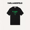 Karl Lagerfeld卡尔拉格斐2024夏季KARL印花短袖T恤老佛爷 黑色 50