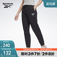 Reebok 锐步 官方2022女子PANTS百搭休闲运动修身束脚卫裤HA4329