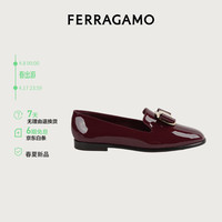 菲拉格慕(Ferragamo)女士红色Vara铭牌乐福鞋 0768947_1D _ 70