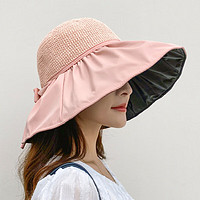 女士渔夫帽 可折叠防晒沙滩帽