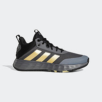 adidas 阿迪达斯 OWNTHEGAME 2.0团队款实战运动篮球鞋男子阿迪达斯官方 灰色/黑色/金色