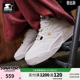 STARTER【黄俊捷同款】丨轻质鞋板鞋男款鞋休闲鞋运动滑板鞋 白色 37