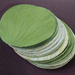 极景干荷叶整张叫花鸡饭蒸笼荷叶饭莲藕叶微山湖圆形整张18cm50张