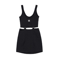 adidas ORIGINALS 三叶草女子二合一可拆卸背心短裙休闲女装