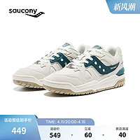 saucony 索康尼 CROSS 90潮流低帮板鞋运动休闲鞋百搭男女小白鞋子