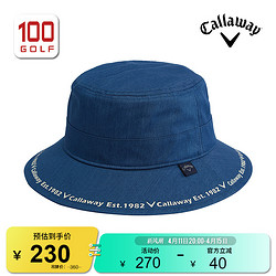 Callaway 卡拉威 高尔夫球帽男全新DENIM时尚渔夫帽Golf遮阳男帽